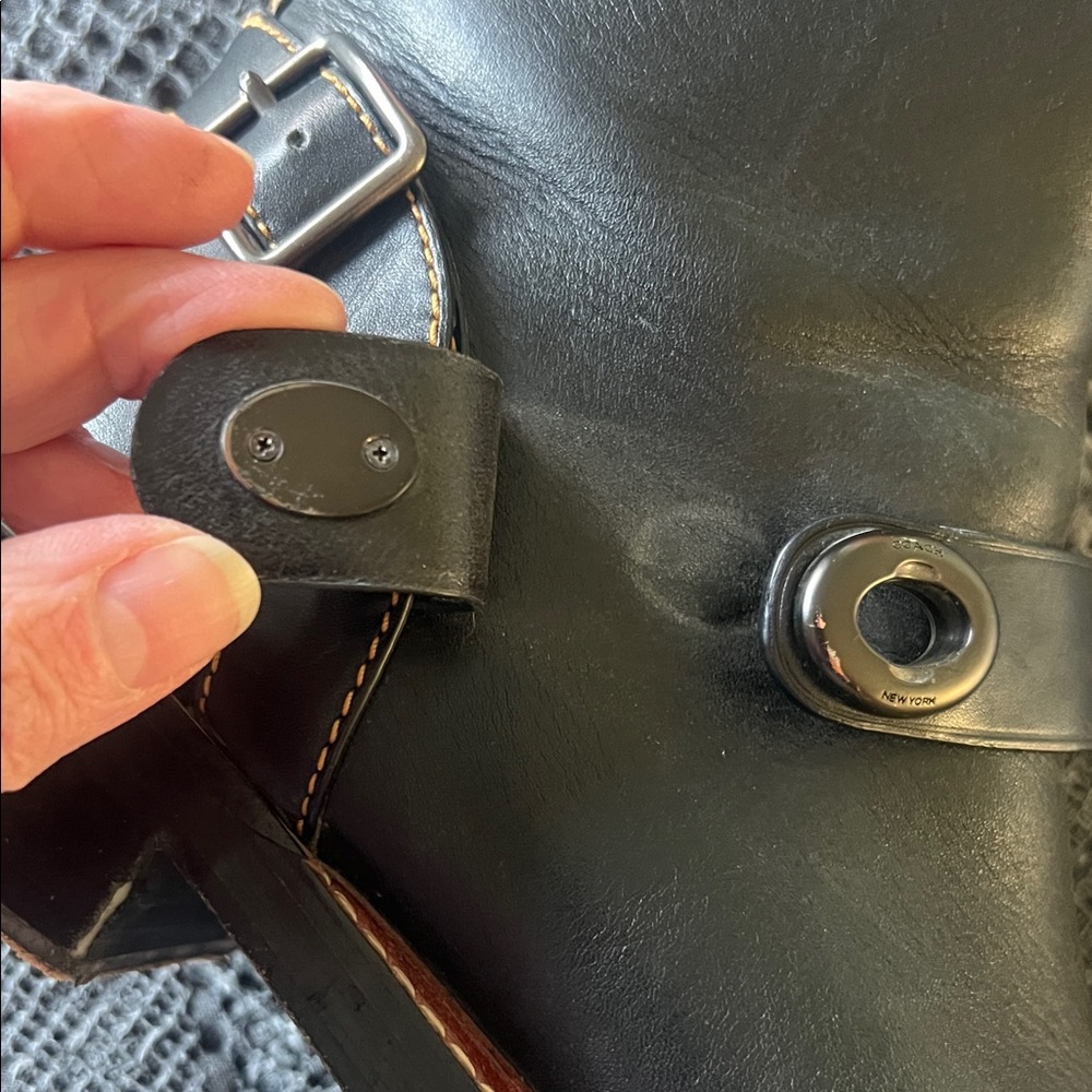 Coach Black Leather Ankle Booties - Picture 14 of 16